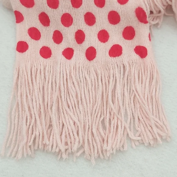 NEW YORK & CO polka dot knit scarf NWT - Picture 5 of 6